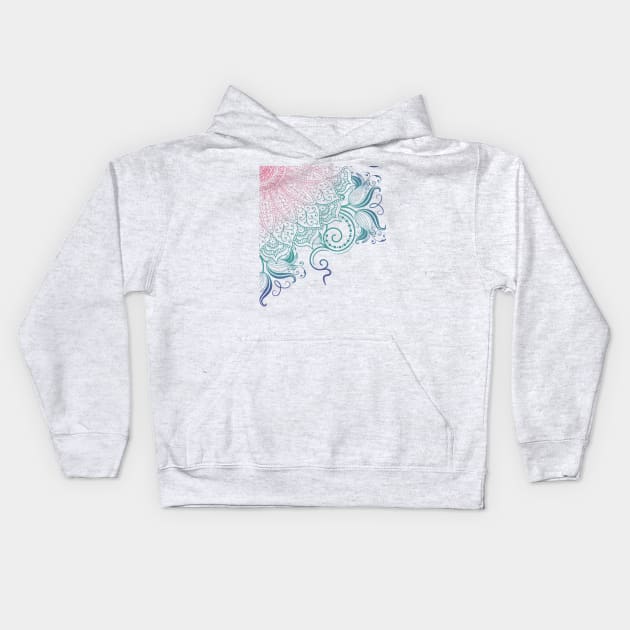 Mandala - Canvas Kids Hoodie by aleibanez